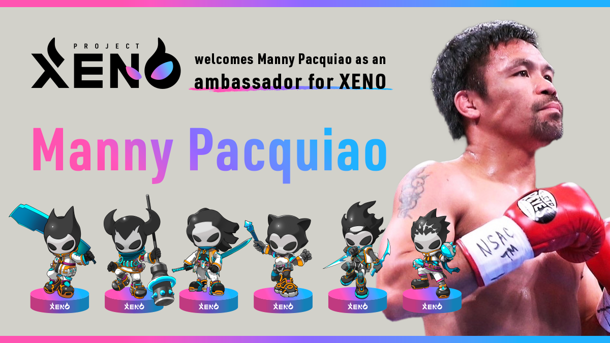 Manny Pacquiao, the national hero of the land of blockchain game powerhouse, Philippines, has joined us as our new ambassador!